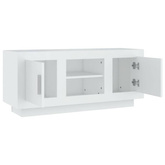 vidaXL Szafka pod TV, biała, 102x35x45 cm, materiał drewnopochodny