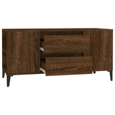Szafka pod TV, brązowy dąb, 102x44,5x50 cm vidaXL