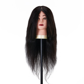 Główka treningowa fryzjerska Gabbiano WZ1 naturalne włosy, kolor 1H, długość 20" 148400