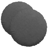Poduszki na siedziska 2 pcs Ciemnoszary ? 40 cm