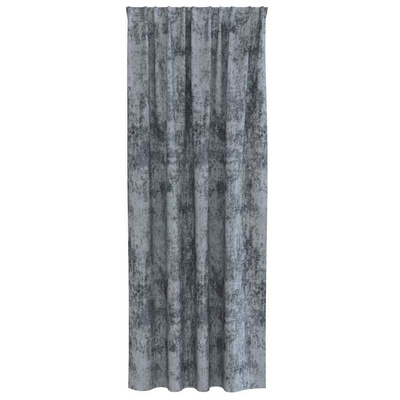 Zasłony z weluru 2 pcs Srebrnoszary 260 x 140 cm Aksamit