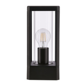 Lampa ogrodowa CISSUS – czarna metalowa lampa stojąca E27 IP54 - nowoczesne oświetlenie zewnętrzne