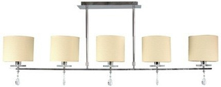Lampa sufitowa chrom listwa 5xE14 Estera 35-11527