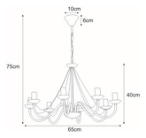 Lampa wisząca K-3997 z serii BARTEZ II