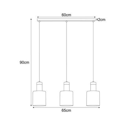 Lampa wisząca K-5258 z serii ALTO