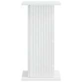 Stojak na rośliny 2 pcs Biały wysoki połysk 30,5 x 30 x 60,5 cm