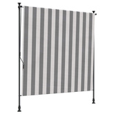 Zewnętrzna Roleta Rolkowa Antracytowy i biały 150 x 270 cm
