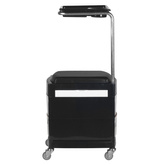 Pomocnik - taboret do pedicure 16 plus czarny/biały 125885