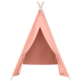 Namiot dziecięcy tipi, z torbą, peach skin, róż, 120x120x150 cm