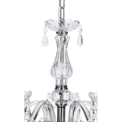 Cristallo lampa wisząca chromowy 8x40W E14 transparentny 38-30337