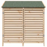Shed ogrodowy naturalny 106 x 56 x 113,5 cm Drewno Świerkowe
