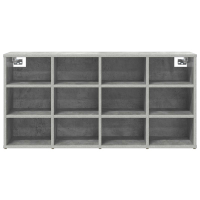 Szafka na buty z półką Betonowy szary 103 x 30 x 51 cm