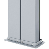 Zwijana markiza boczna na taras, antracytowa, 180 x 600 cm