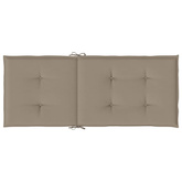Poduszki na krzesła ogrodowe, 6 szt., taupe, 120x50x3 cm