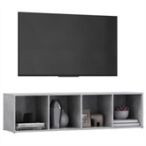 vidaXL Szafka pod TV, szarość betonu, 142,5x35x36,5 cm