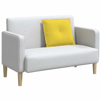 Poduszka na plecy Jasnożółty 60 x 19 x 50 cm tkanina