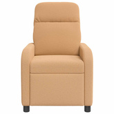 Fotel recliner Beżowy Bouclé