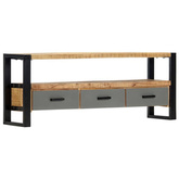 vidaXL Szafka pod TV, 130x30x50 cm, lite drewno mango