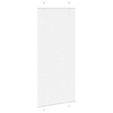 Roleta plisowana biała 85x200 cm Szerokość tkaniny 84,4 cm