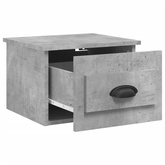 vidaXL Wisząca szafka nocna, szarość betonu, 41,5x36x28 cm