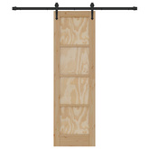 Drzwi przesuwne ORKDAL 61 x 198,5 cm Lite drewno sosnowe
