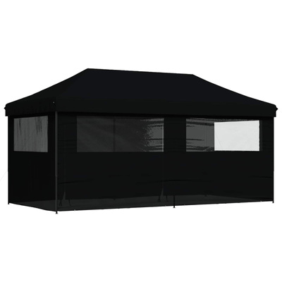 Namiot Imprezowy Czarny 292 x 580 x 315 cm Materiał Oxford