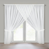 Firana Caroline biała 400x250