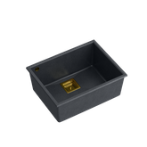 DAVID 50 GraniteQ black diamond/elementy złote