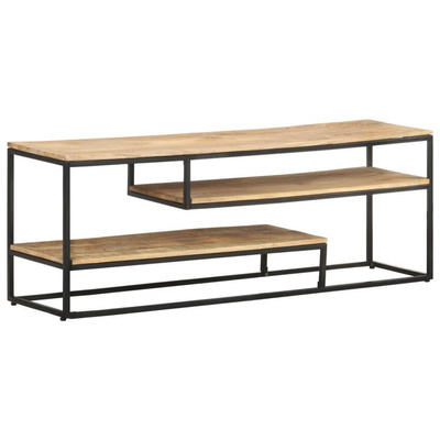 vidaXL Szafka pod TV, 130x30x45 cm, surowe drewno mango