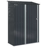 Schowki ogrodowe Antracyt 140,5 x 74 x 200 cm Metal