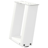 Nogi do stolika kawowego w kształcie litery U 2 szt. Białe 30x(30-31) cm Stal
