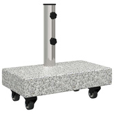 Podstawa do parasola Szary 45 x 25 x 45 cm Granit