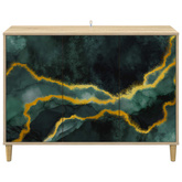 Bufet WIJHE Sonoma 102 x 33 x 75 cm Drewno inżynieryjne