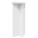Stojak na rośliny 2 pcs Biały wysoki połysk 40 x 40 x 80 cm