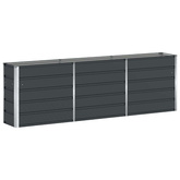 Donica Antracyt 240 x 40 x 75 cm Stal