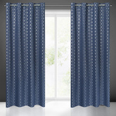 Zasłona Cube granatowa 140x250