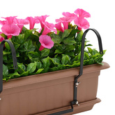 Sztuczne Kwiaty Purpurowy czerwony 55 x 20 x 55 cm PE i stal