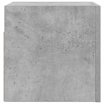 vidaXL Wisząca szafka telewizyjna, szarość betonu, 30,5x30x30 cm