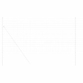 Ogrodzenie Euro 1,4 x 10 m Żelazo pokryte PVC