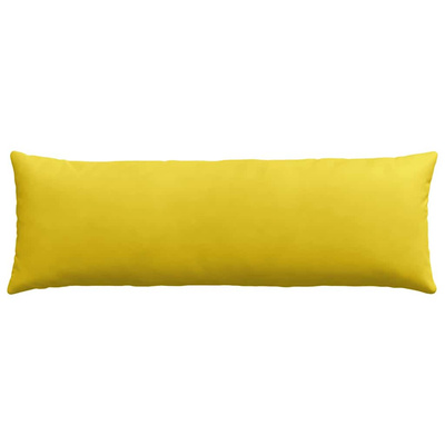 Poduszki na sofę 2 pcs Żółty 120 x 40 cm Tkanina sztruksowa