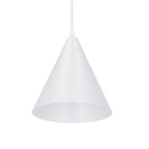Lampa wisząca biała E27 stożek Voss Ledea 50101178