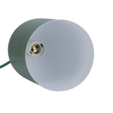 Lampa wisząca owalna zielona 1xE27 Oss Ledea 50101187