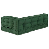Poduszka do sofy paletowej 3 pcs zielony 120 x 80 x 38 cm