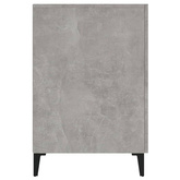 vidaXL Biurko, szarość betonu, 140x50x75 cm, materiał drewnopochodny wariant 7