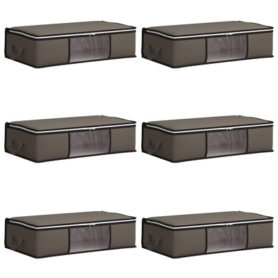 Pojemnik na przechowywanie z przezroczystym bocznym oknem 6 pcs