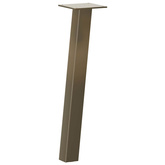 Nogi do stolika kawowego 4 szt. Naturalna stal 42 cm Stal