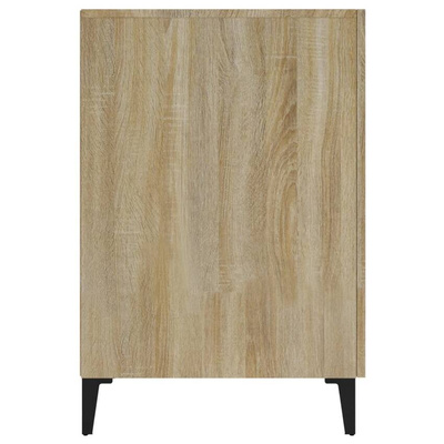 vidaXL Biurko, dąb sonoma, 140x50x75 cm, materiał drewnopochodny wariant 5