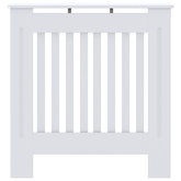 Osłona na kaloryfer, MDF, biała, 78 cm