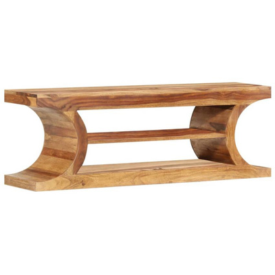 vidaXL Szafka pod TV, 118x30x40 cm, lite drewno sheesham
