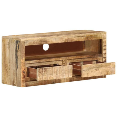 vidaXL Szafka pod TV, 88x30x40 cm, lite drewno mango